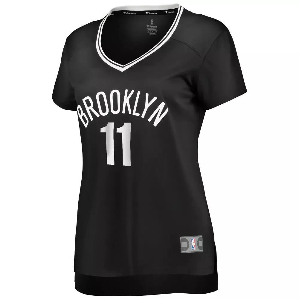 Kyrie Irving 11 Brooklyn Nets Jersey Black Men White Icon