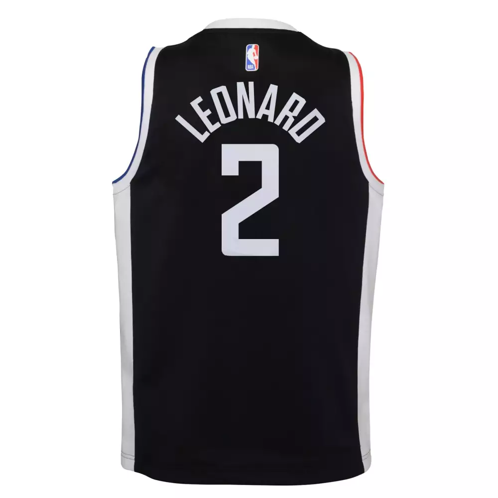 Kawhi Leonard 2 Jersey Black Los Angeles Clippers Men NBA White Red Blue Swingman