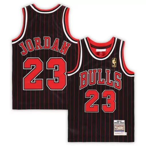 Deandre Jordan 23 Bulls Jersey Black Men Red White Classics