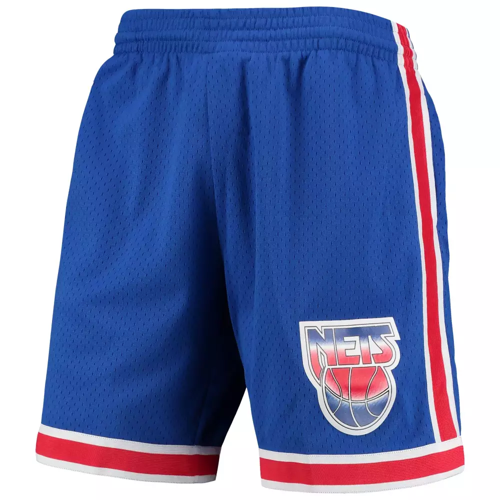 New Amp Nets Jersey Blue Shorts Red White Hardwood Classics Swingman