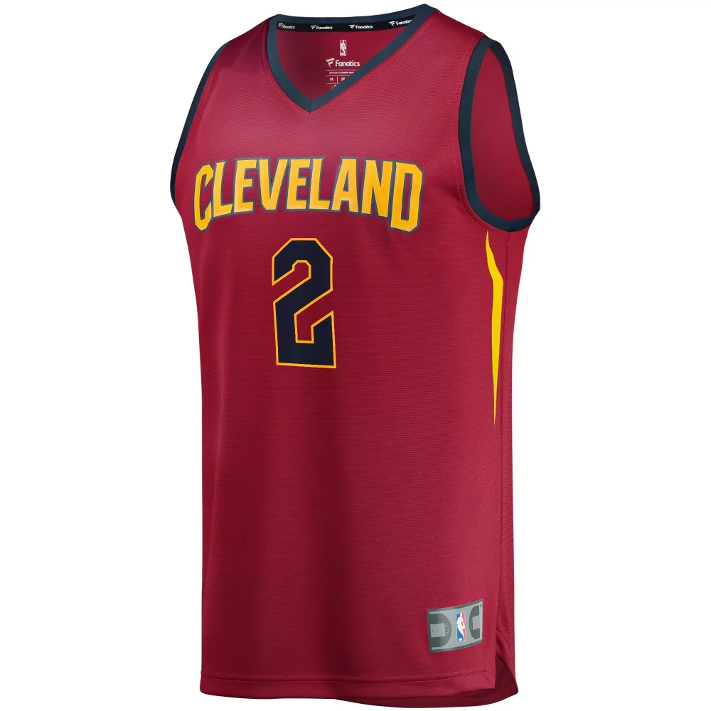 Collin Sexton 2 Jersey Maroon Cleveland Cavaliers Men Yellow Navy Replica Icon