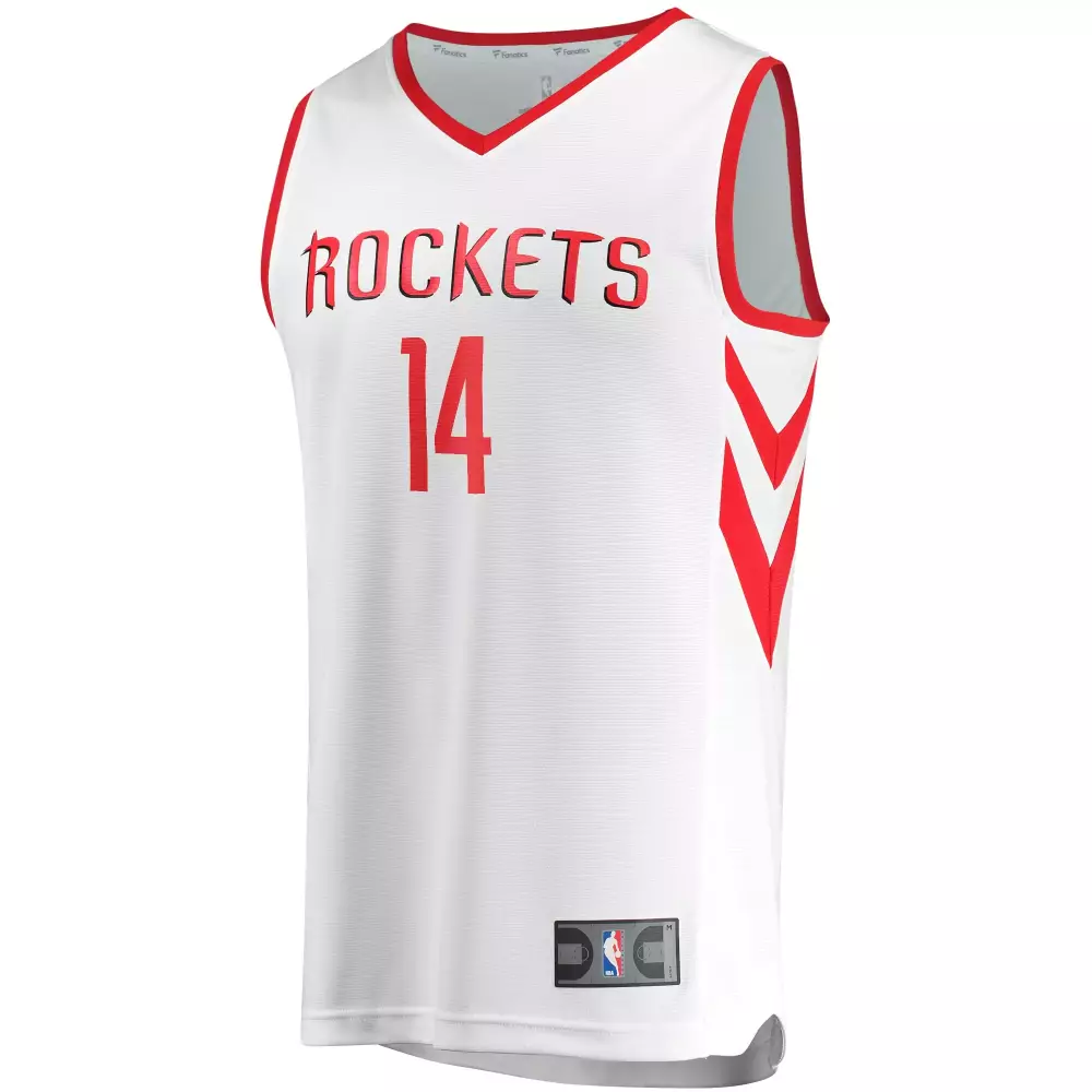 Nene Ed 14 Houston Rockets Jersey White Men Red