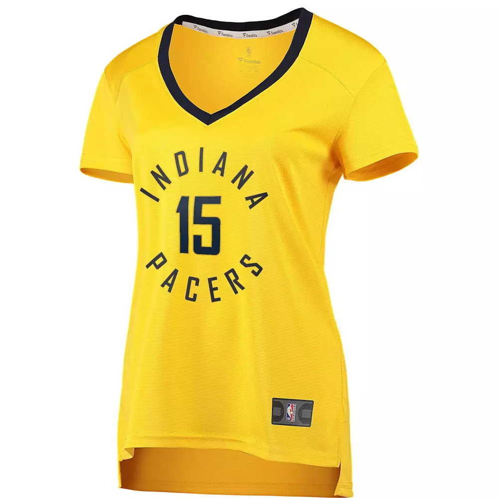 Tyrese Haliburton Indiana Pacers Jersey Yellow Women Navy Blue
