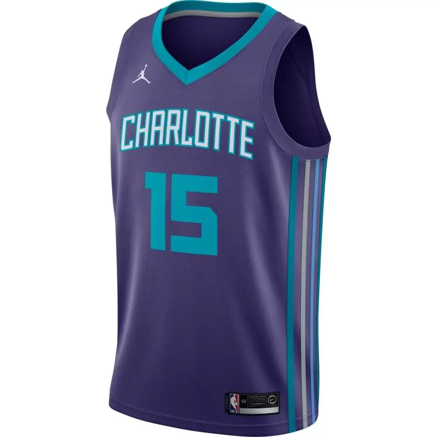 Lamelo Ball 15 Charlotte Hornets Jersey Purple Men Teal Light Blue Gray Swingman