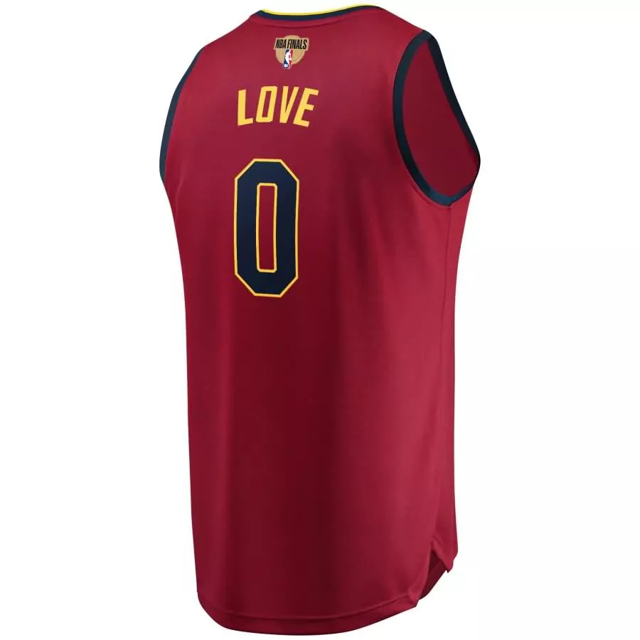 Kevin Love Cleveland Cavaliers Jersey Maroon Finals Men Standard Gold Navy Replica