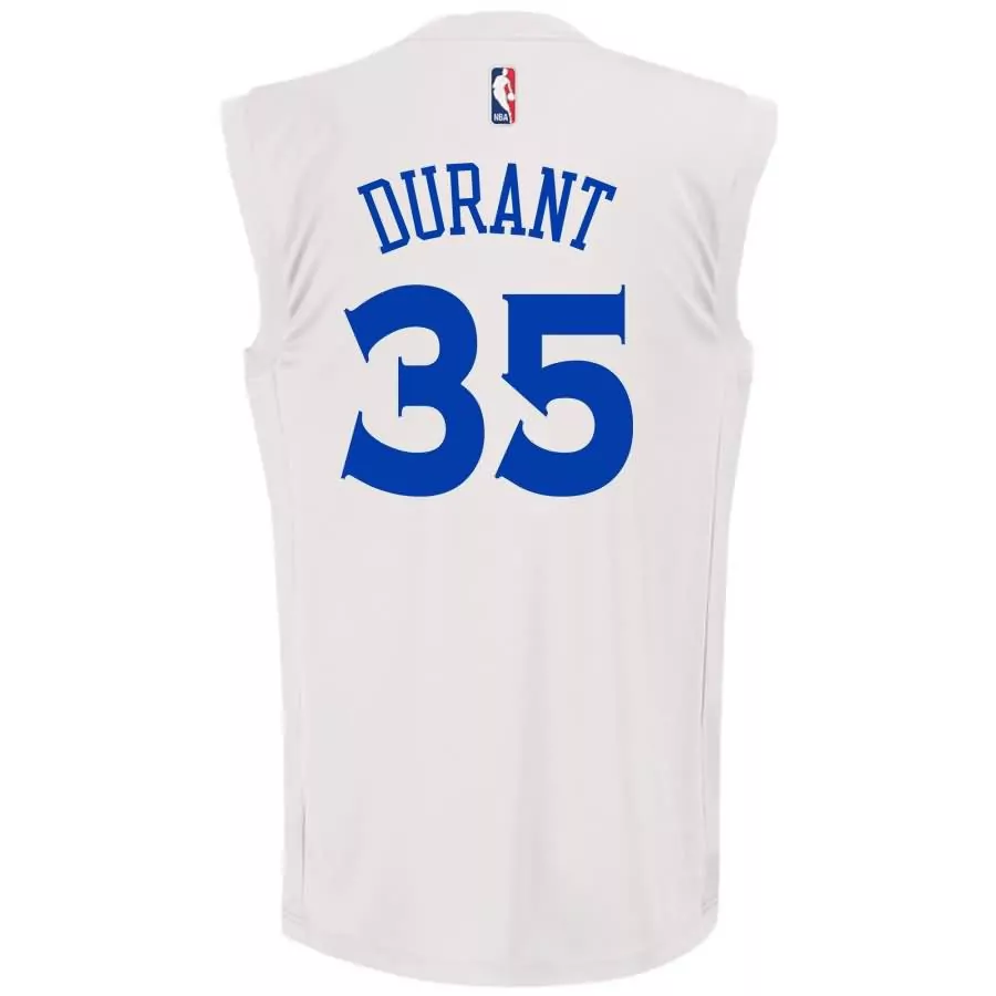 Kevin Durant 35 Phoenix Suns Jersey White Men Regular Blue Fashion