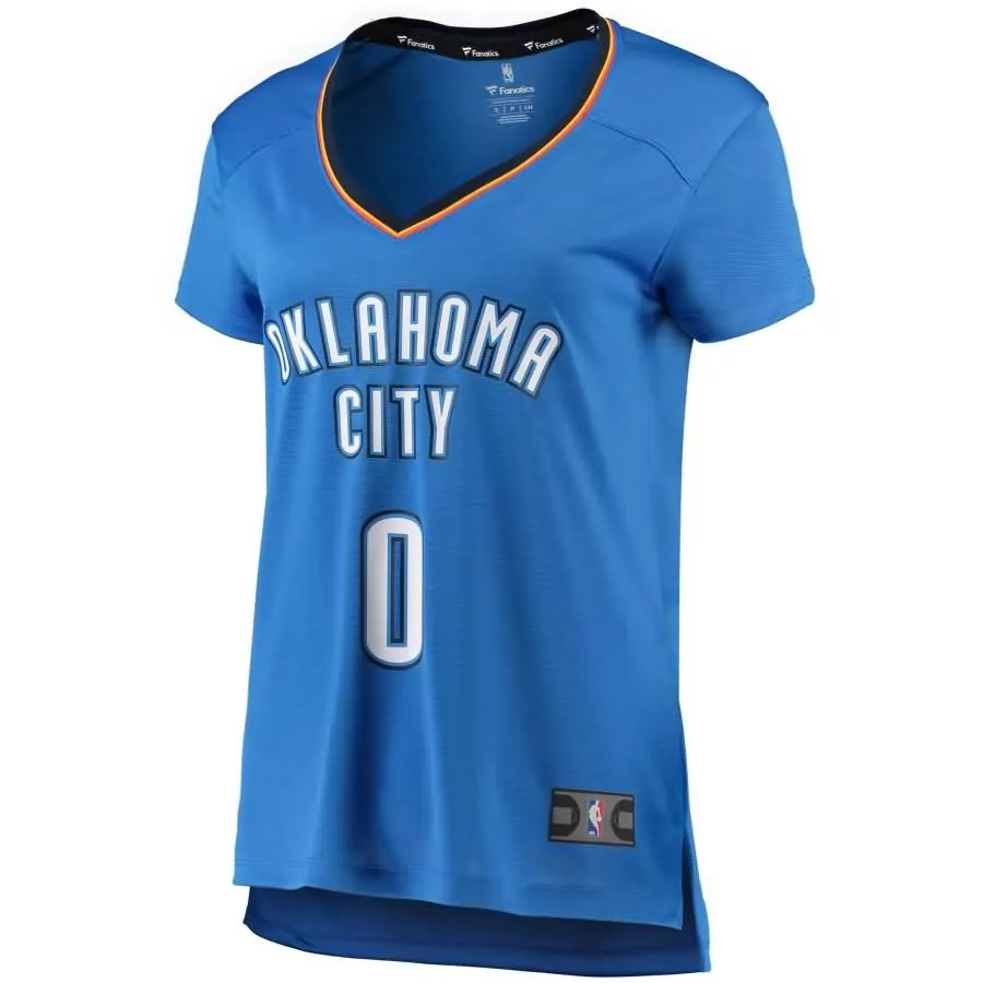 Shai Gilgeous-alexander 2 Jersey Blue Oklahoma City Thunder Men White Orange