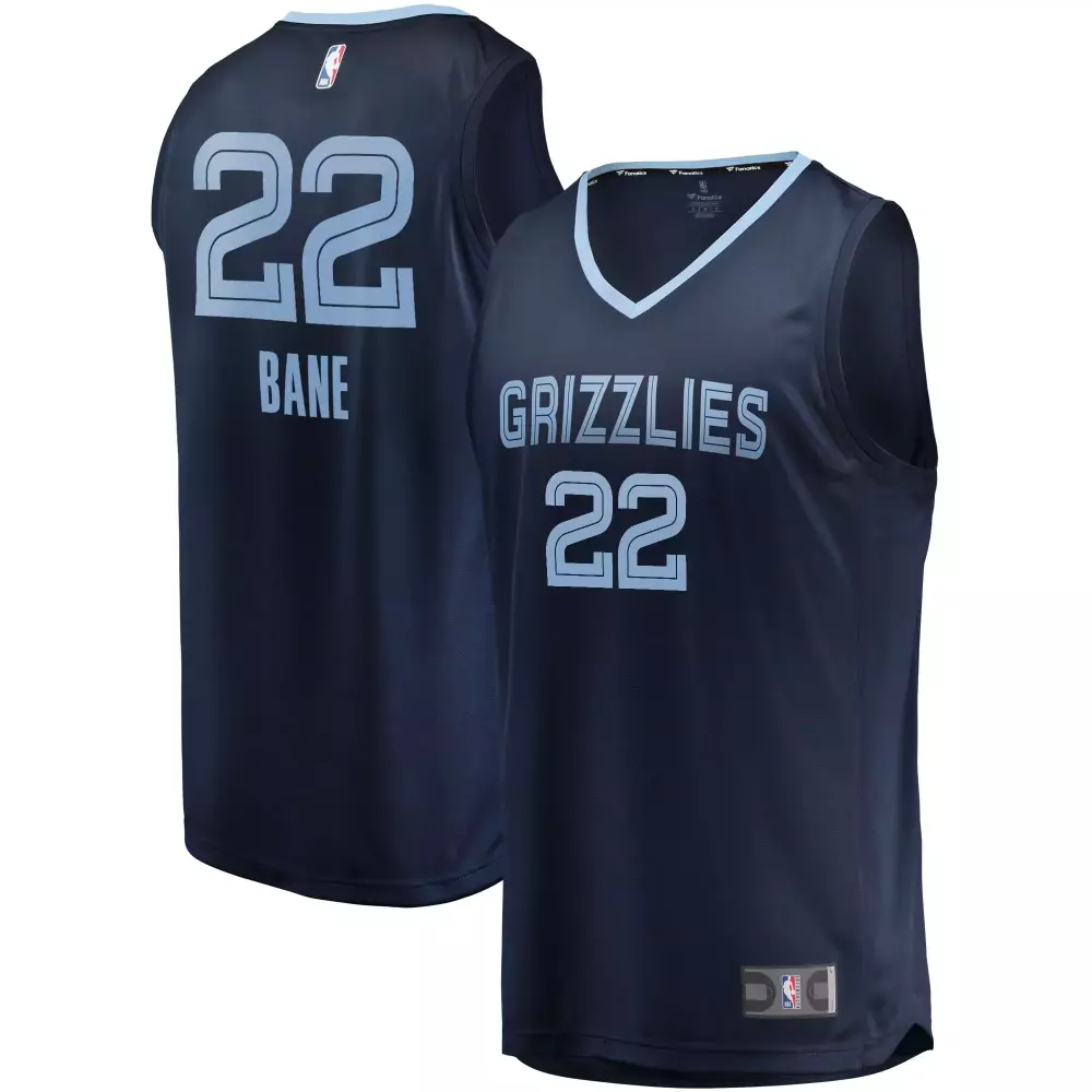Desmond Bane 22 Grizzlies Jersey Navy Men Light Blue Icon