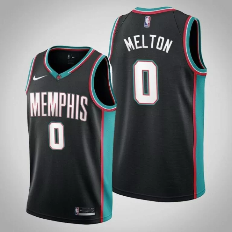 De'anthony Melton Jersey Black Memphis Grizzlies Men NBA Teal Red