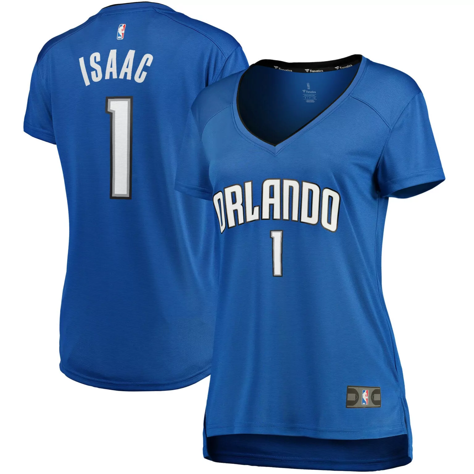 Jonathan Isaac 1 Orlando Magic Jersey Blue Women Replica White Black Icon