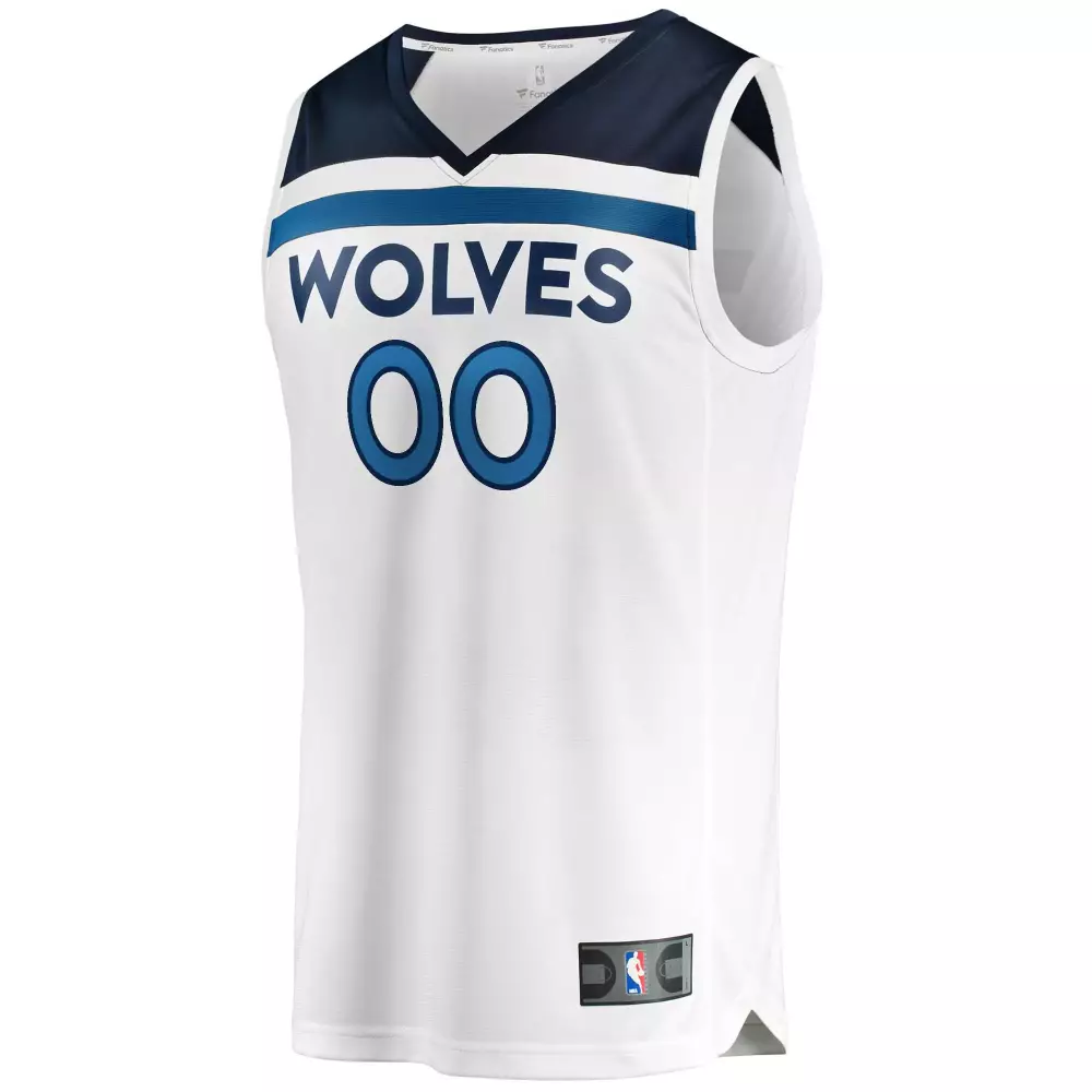 Wolves Minnesota Timberwolves Jersey White Men Navy Blue Light Custom