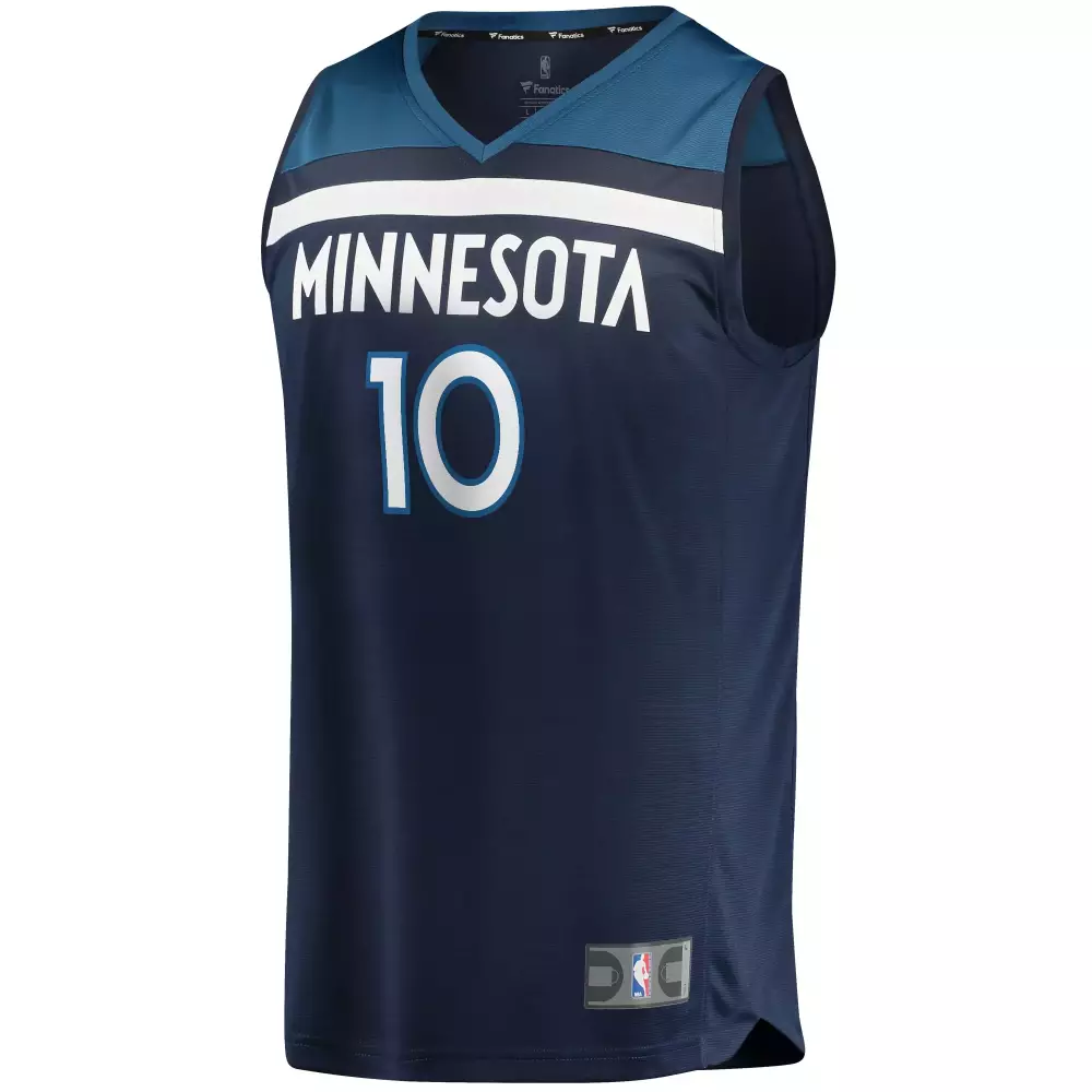 Anthony Edwards 10 Jersey Navy Minnesota Timberwolves Men Teal White Icon