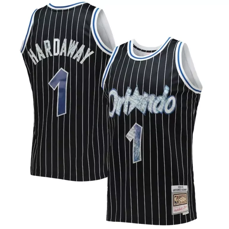 Penny Hardaway 1 Orlando Magic Jersey Black 1994-95 Mitchell Ness Hardwood Classics