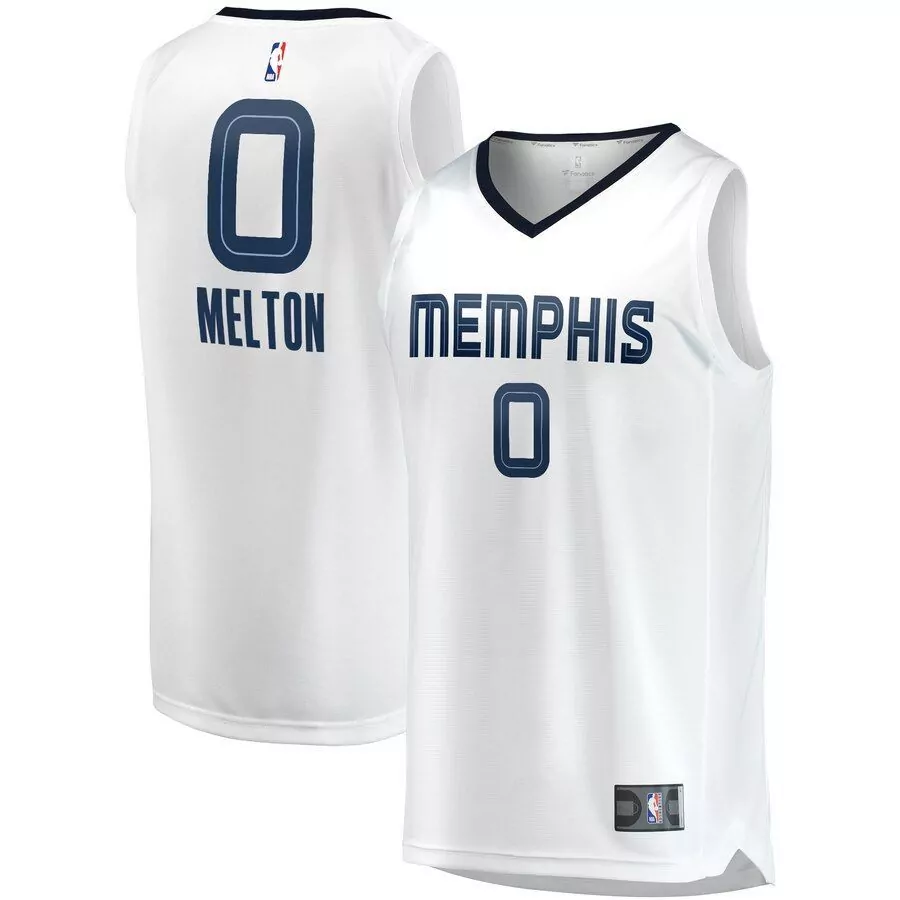 De'anthony Melton Memphis Jersey White Replica Navy Blue