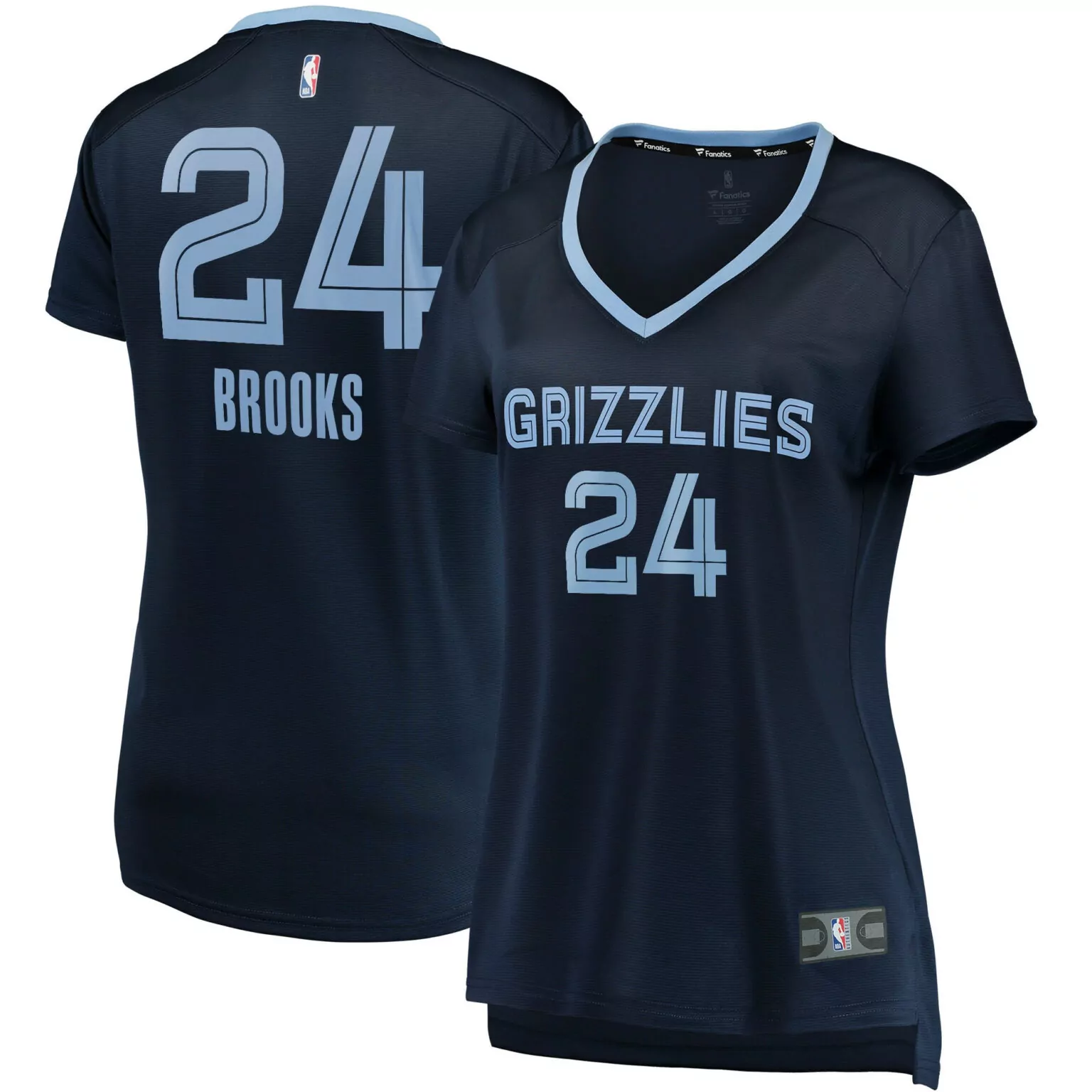 Dillon Brooks 24 Grizzlies Jersey Navy Fanatics Women Light Blue Icon