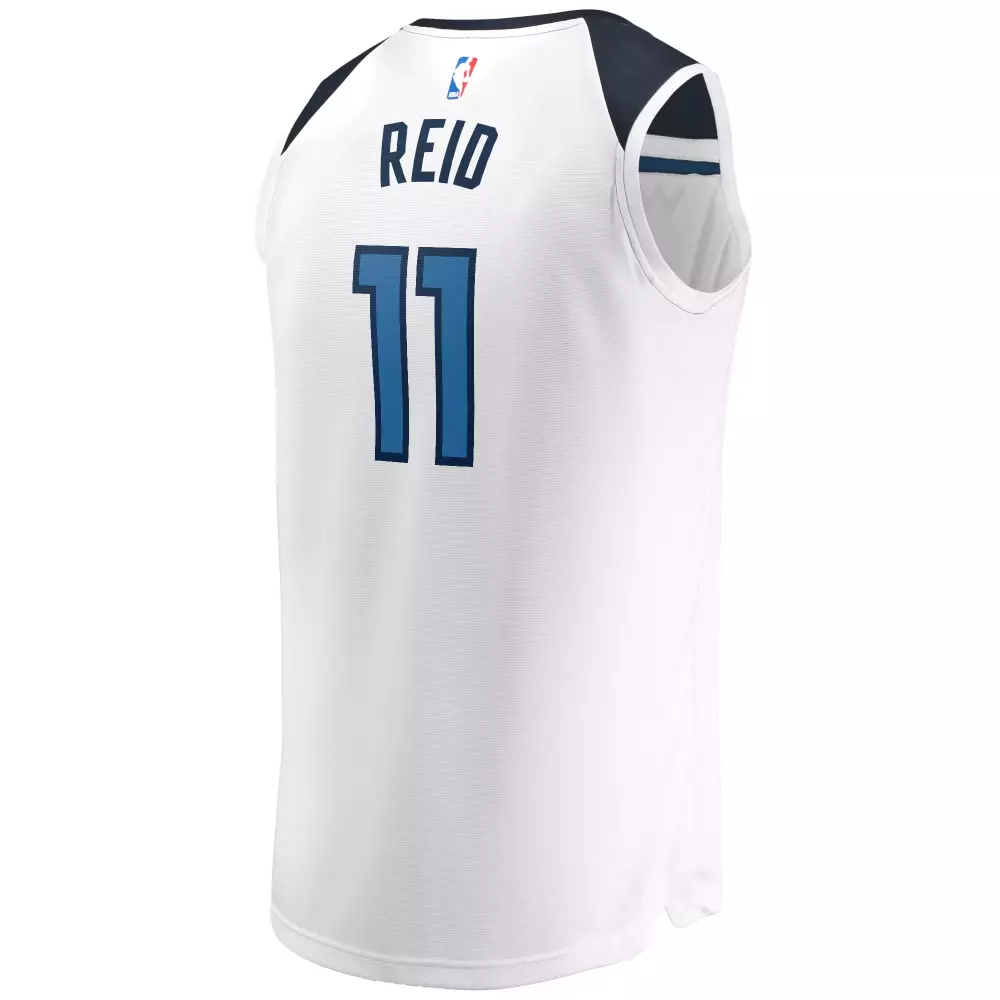 Naz Reid 11 Dallas Mavericks Jersey White Men Blue Navy