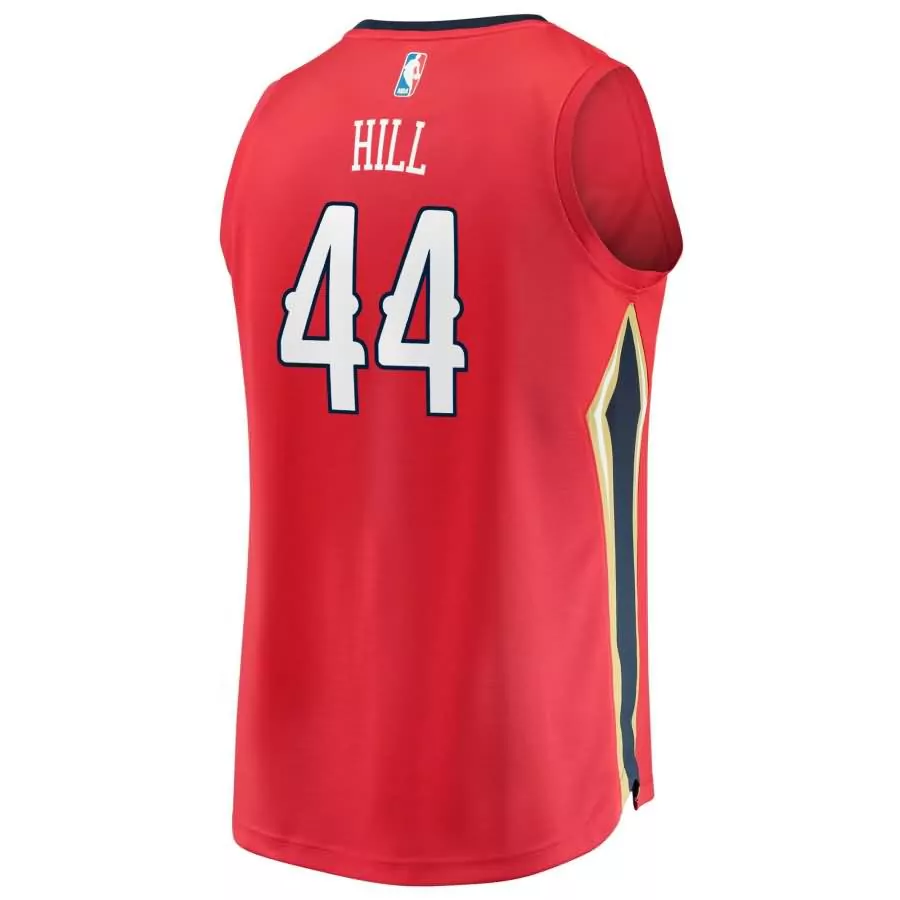 Solomon Hill 44 Jersey Red New Orleans Pelicans Men Standard Alternate Navy Blue