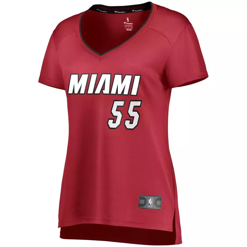 Duncan Robinson 55 Miami Heat Jersey Red Women White Black