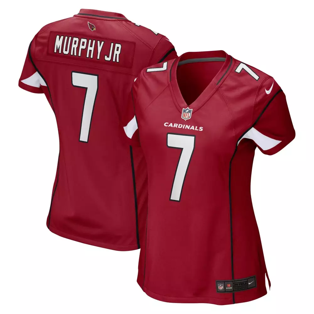 Byron Murphy 7 Arizona Cardinals Jersey Maroon Women Replica White Black Game