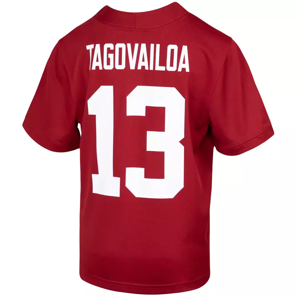 Tua Tagovailoa 13 Jersey Red Alabama Crimson Tide Men Standard Replica