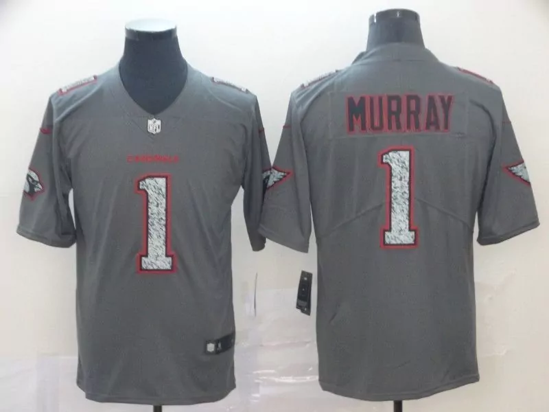 Kyler Murray 1 Arizona Cardinals Jersey Gray Men Sports Alternate Red White Limited