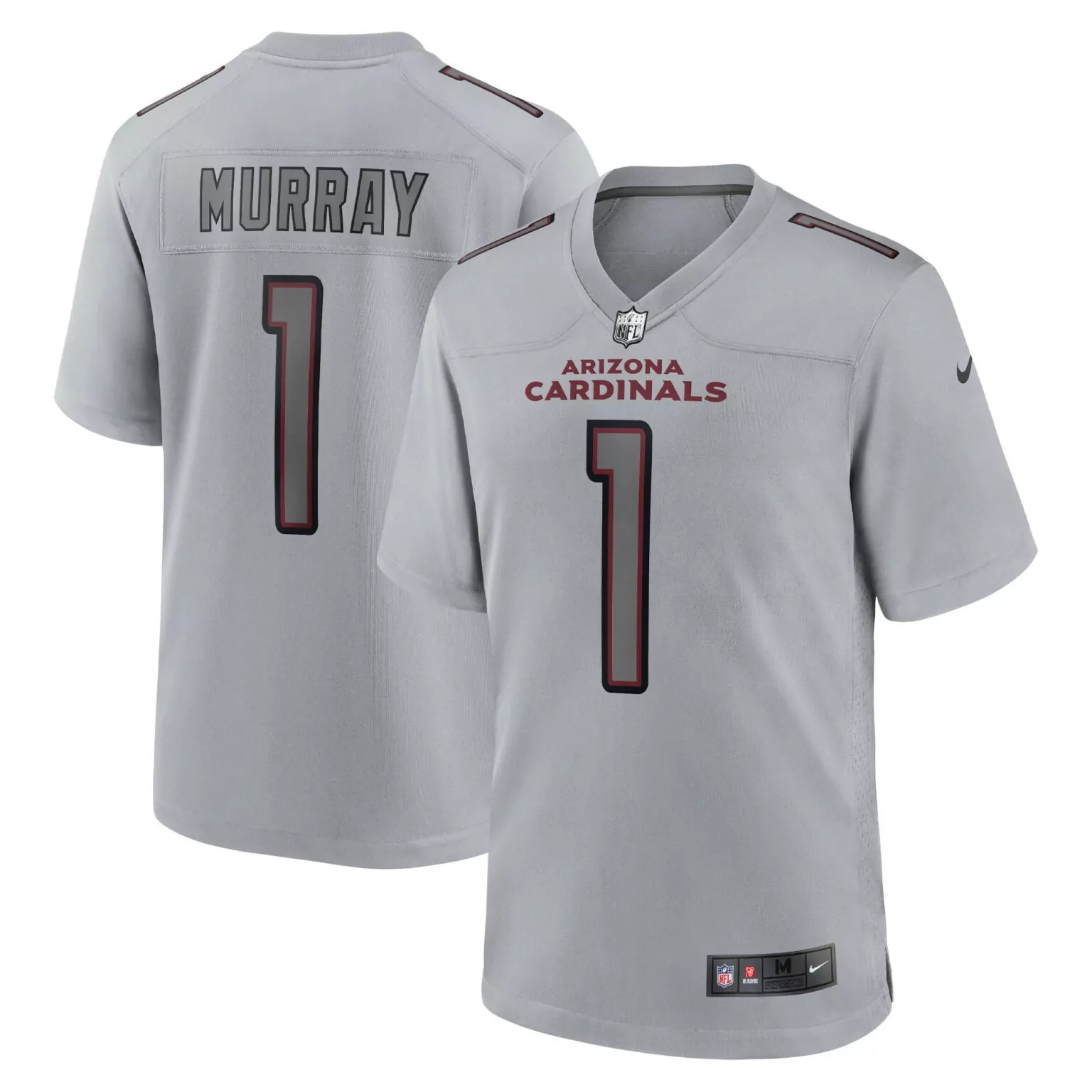 Kyler Murray 1 Arizona Cardinals Jersey Gray Men Game Maroon Fashion