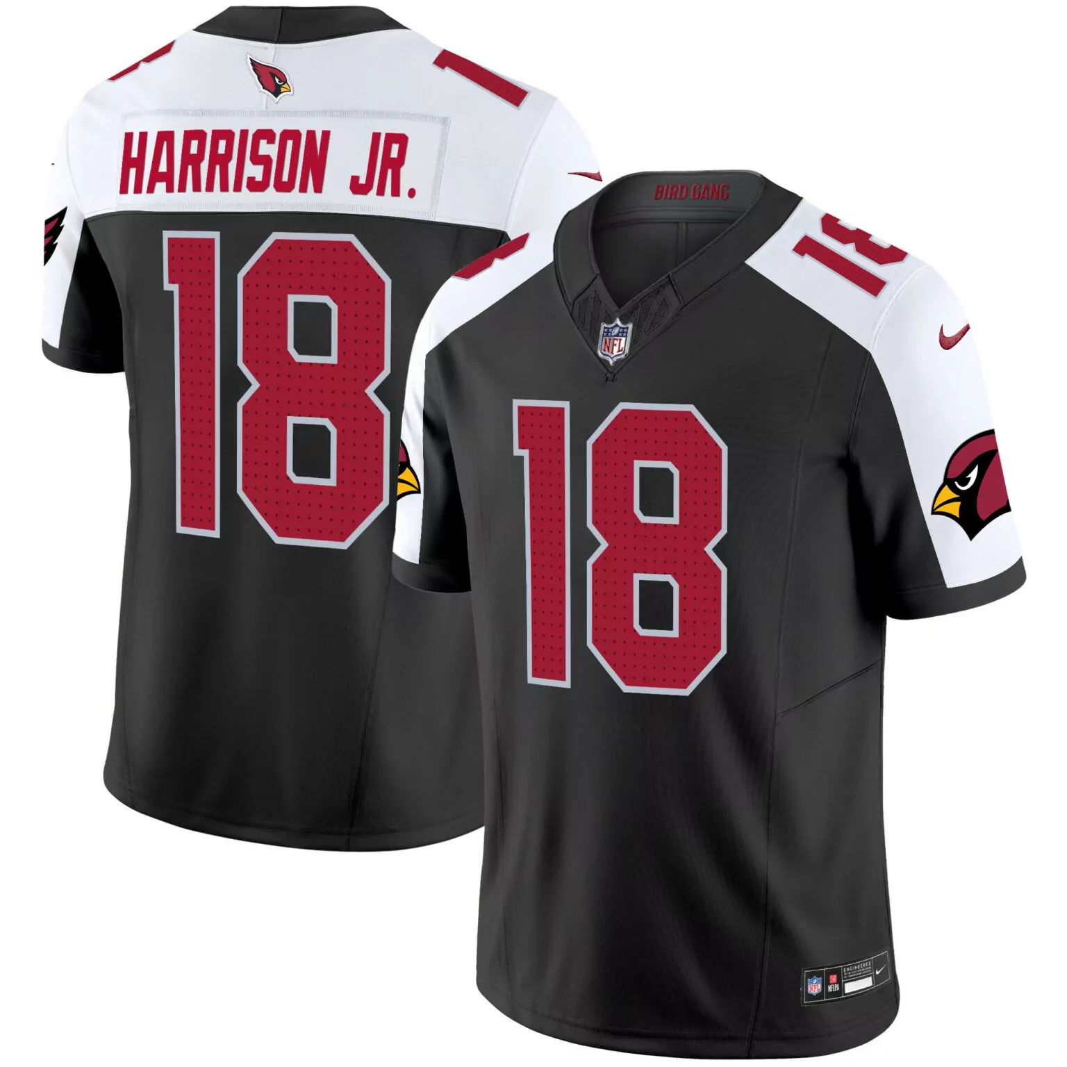 Marvin Harrison 18 Jersey Black Arizona Cardinals Men Nike Vapor Limited Alternate