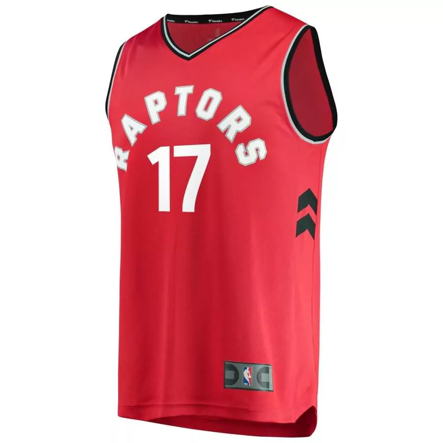 Scottie Barnes 4 Raptors Jersey Red Men Black White Icon