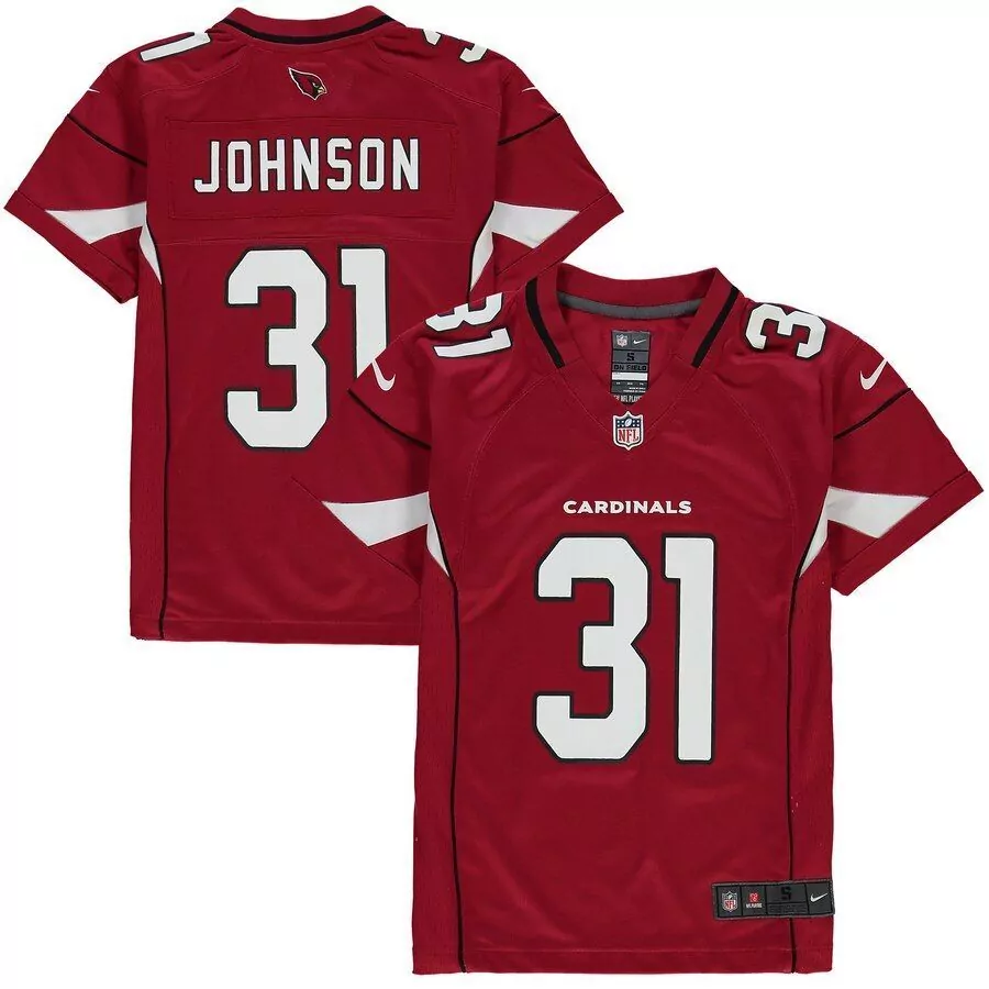 Will Johnson 31 Arizona Cardinals Jersey Maroon Men Authentic White Game