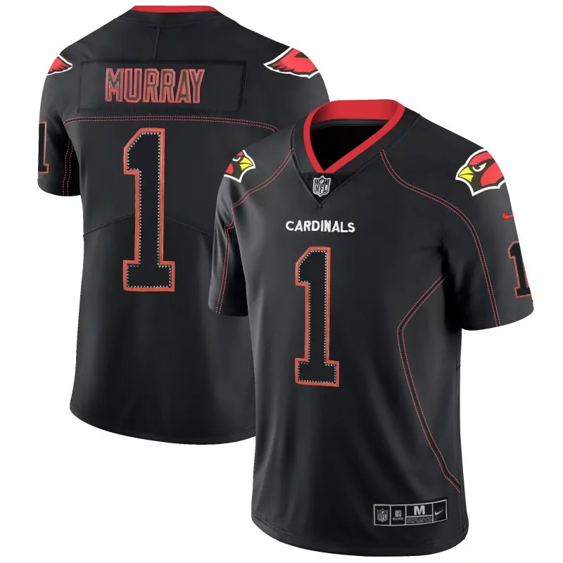 Kyler Murray 1 Arizona Cardinals Jersey Black Men Player Red Stitched