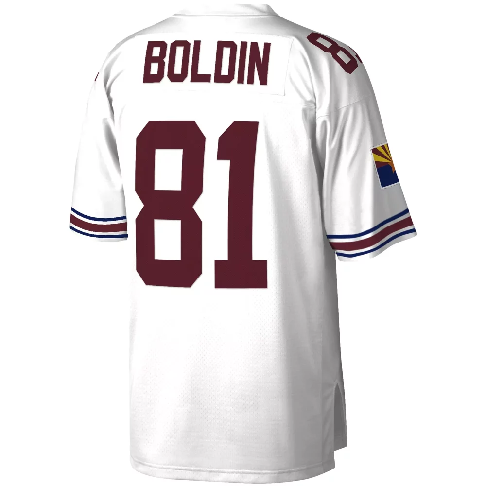 Anquan Boldin 81 Jersey White Arizona Cardinals State Flag Men Maroon Blue Red Legacy