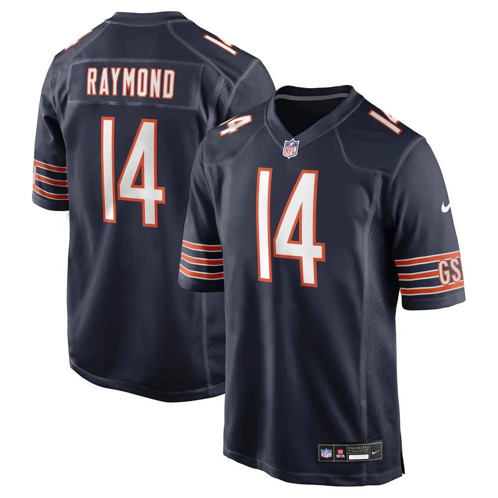 Kalif Raymond Chicago Bears Nike Team Game Jersey -  Navy