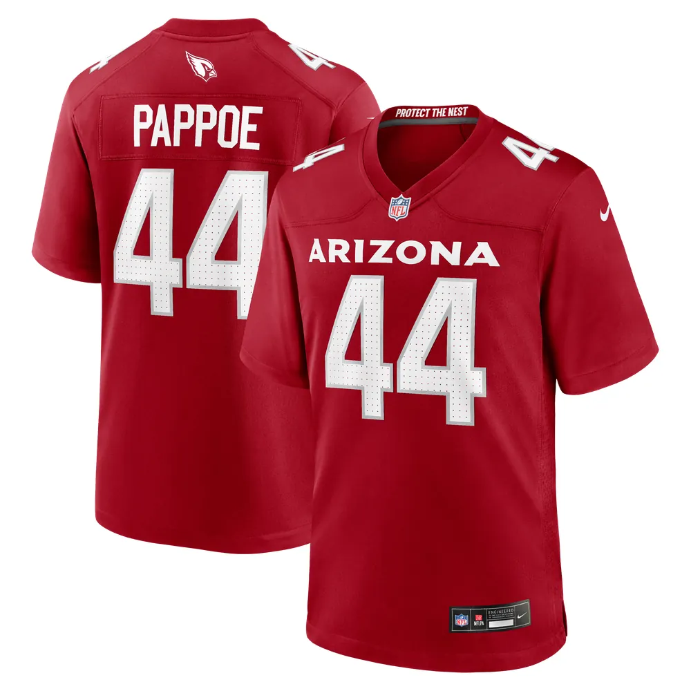 Owen Pappoe Arizona Cardinals Nike Team Game Jersey -  Cardinal