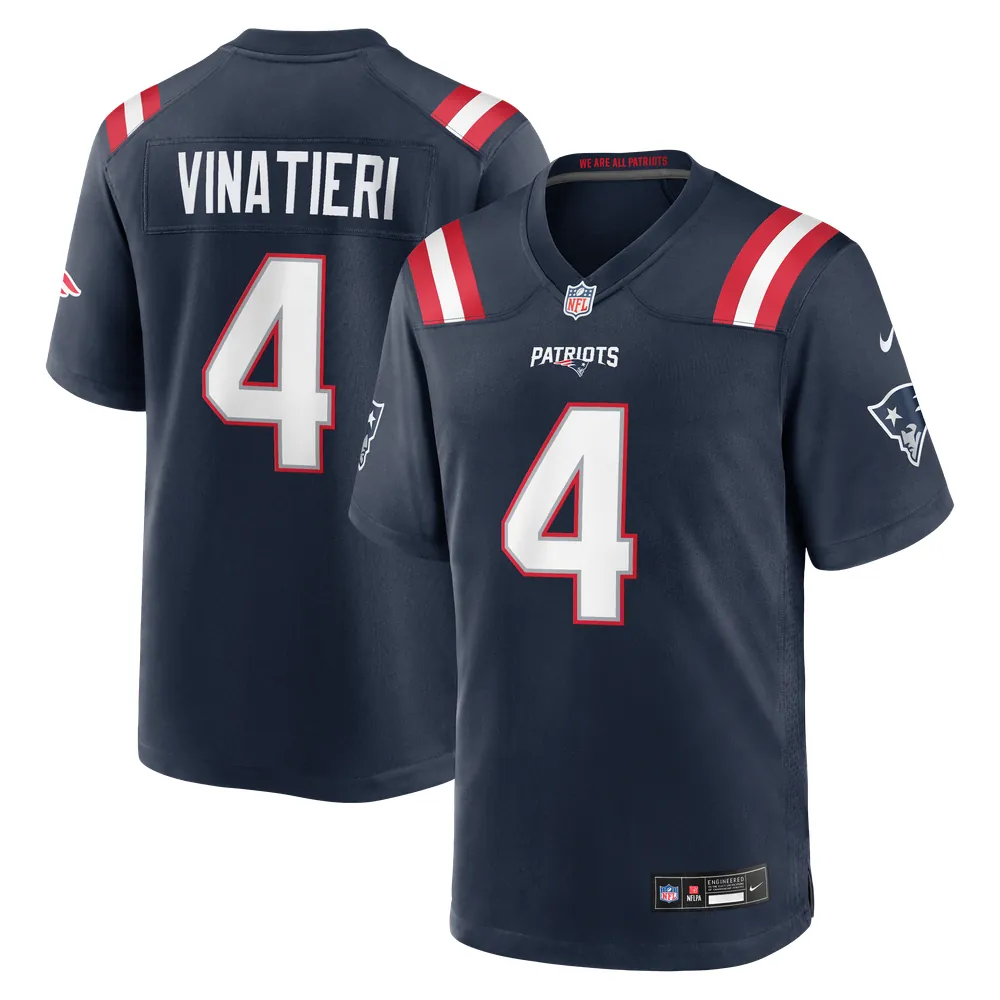 Adam Vinatieri New England Patriots Nike Team Retired Game Jersey - Navy