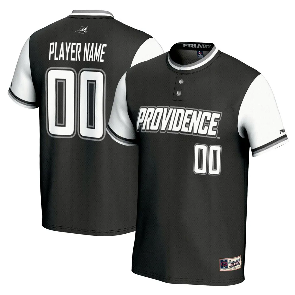 Providence Friars GameDay Greats Unisex NIL Pick-A-Player Softball Lightweight Jersey - Black