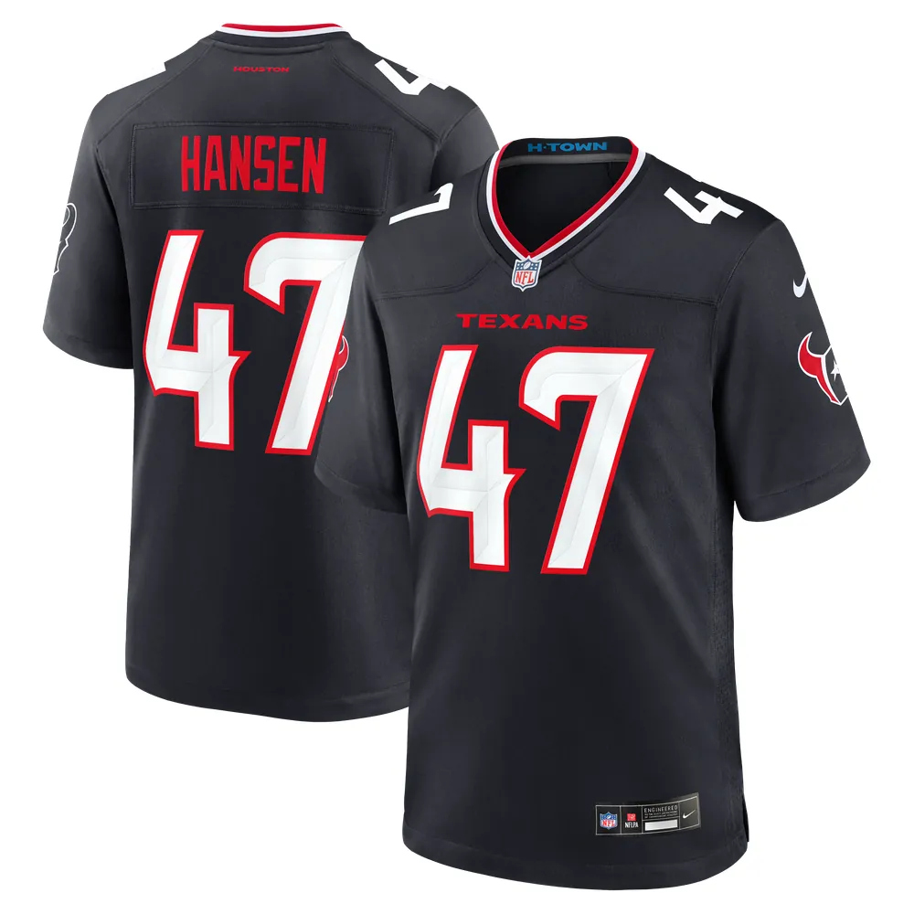 Louis Hansen Houston Texans Nike Team Game Jersey - Navy