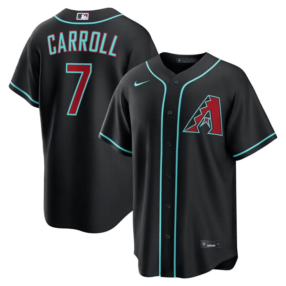 Corbin Carroll Arizona Diamondbacks Nike Alternate Replica Jersey - Black