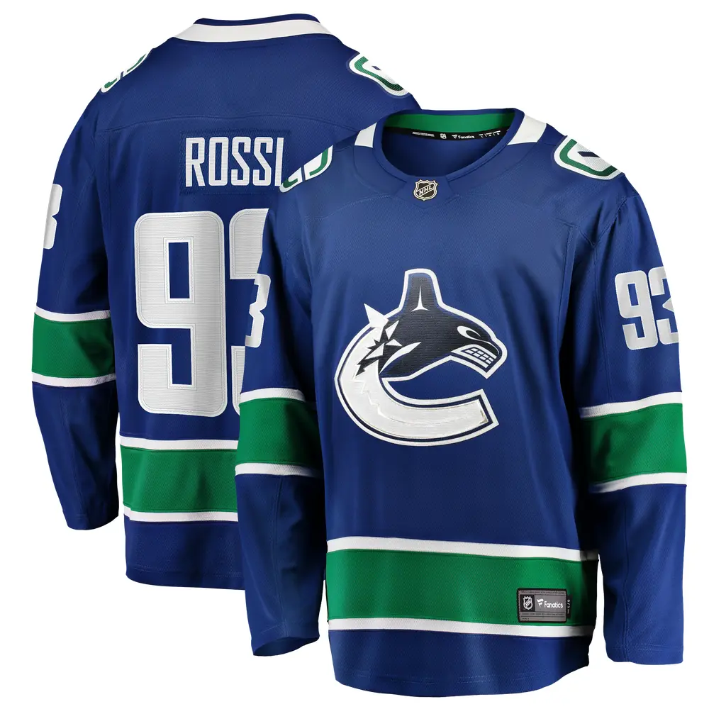 Marco Rossi Vancouver Canucks Fanatics Home Premier Breakaway Player Jersey - Blue
