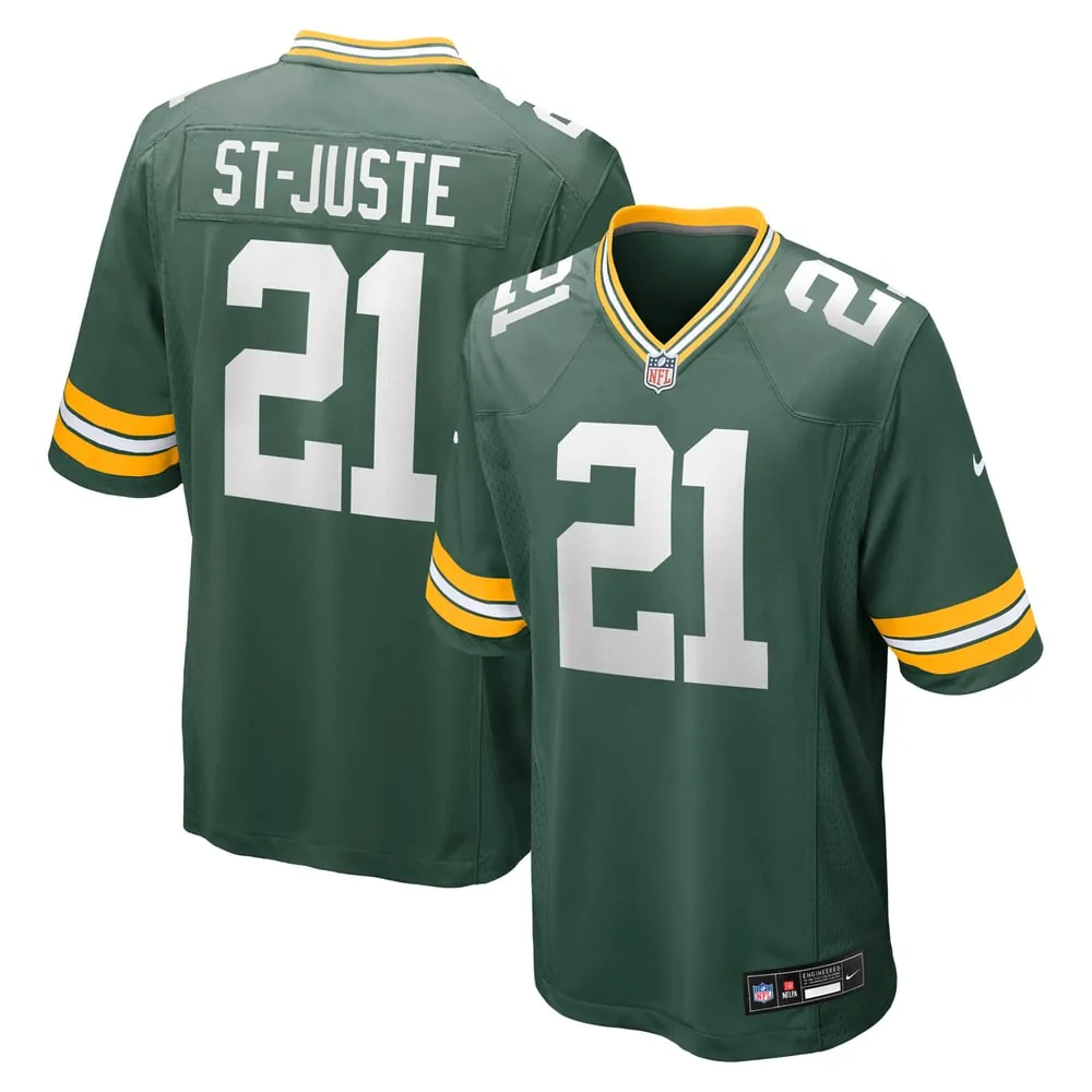 Benjamin St-Juste Green Bay Packers Nike Team Game Jersey -  Green