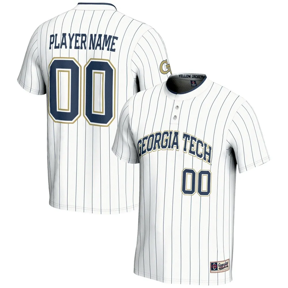 Georgia Tech Yellow Jackets GameDay Greats NIL Pick-A-Player Lightweight Softball Jersey - White