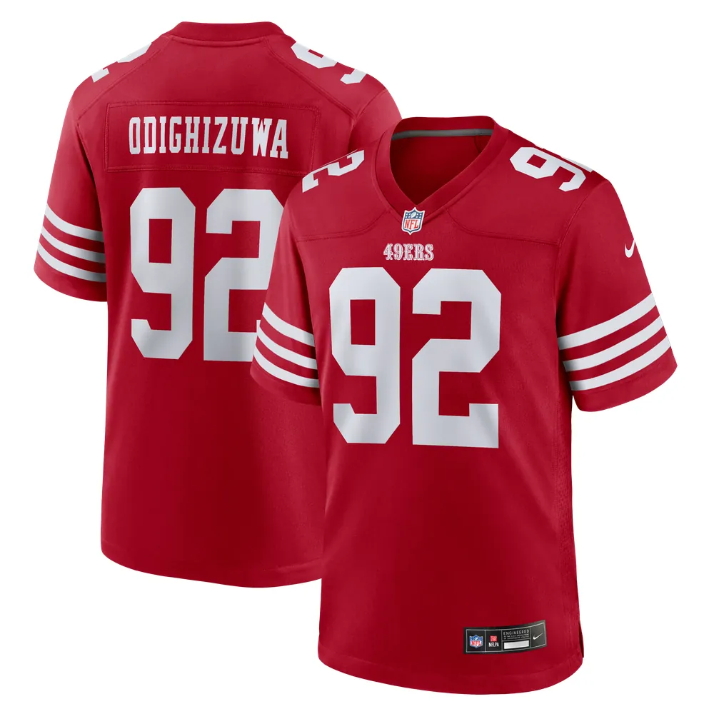 Osa Odighizuwa San Francisco 49ers Nike Team Game Jersey -  Scarlet