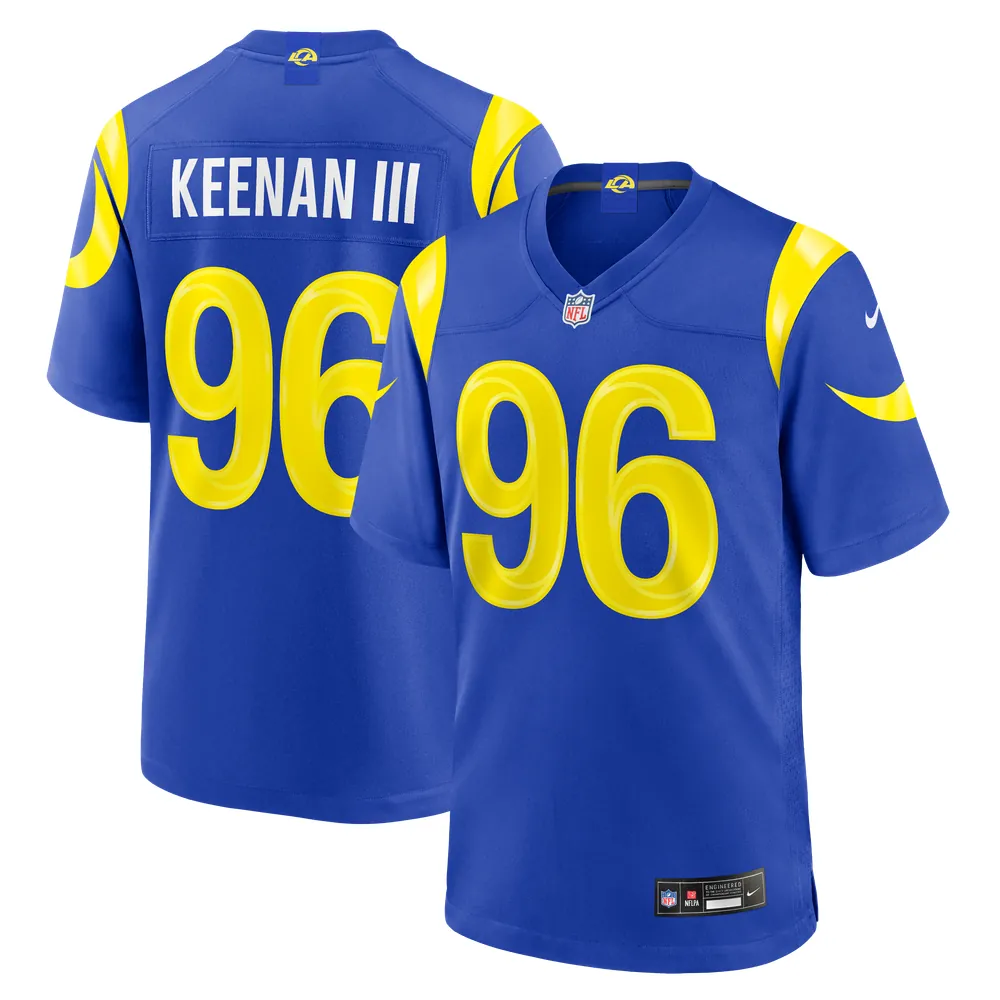 Tim Keenan III Los Angeles Rams Nike Team Game Jersey - Royal