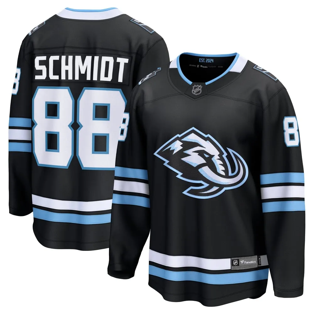 Nate Schmidt Utah Mammoth Fanatics Home Breakaway Player Jersey - Black
