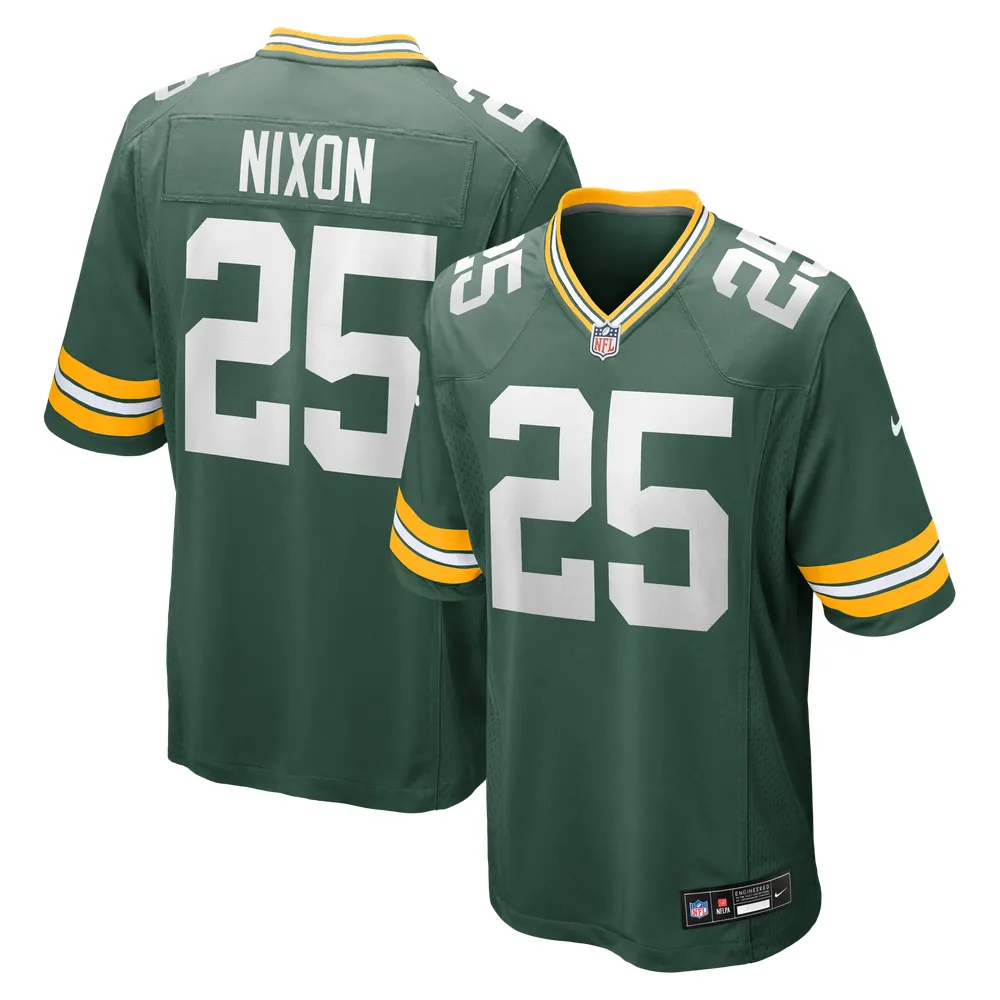 Keisean Nixon Green Bay Packers Nike Game Player Jersey - Green