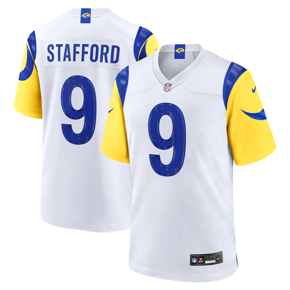 Matthew Stafford Los Angeles Rams Nike White Game Player Jersey - White