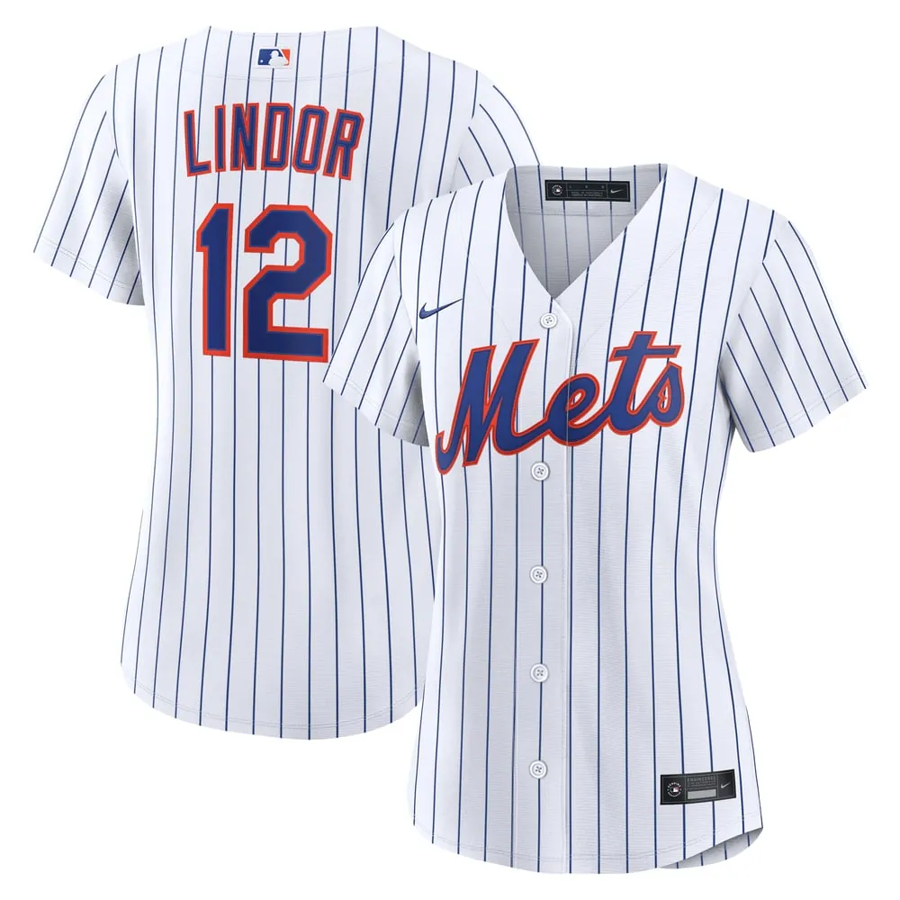 Francisco Lindor New York Mets Nike Women's Home Replica Jersey - White