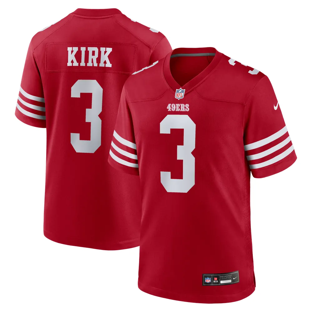 Christian Kirk San Francisco 49ers Nike Team Game Jersey -  Scarlet