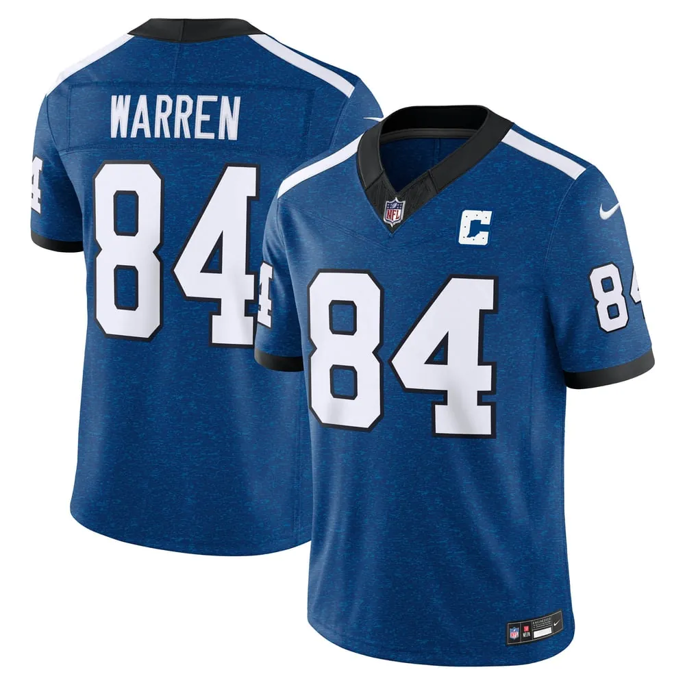 Tyler Warren Indianapolis Colts Nike Alternate Indiana Nights Vapor F.U.S.E. Stitched Limited Jersey - Royal
