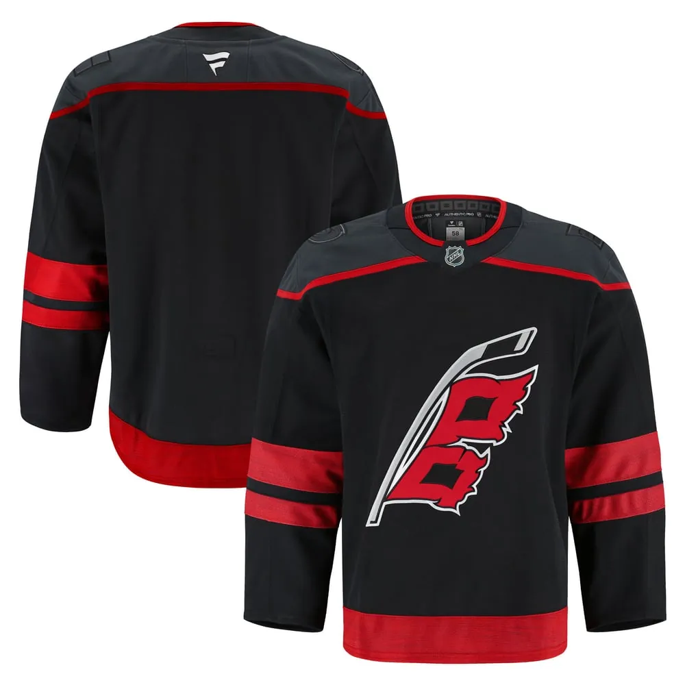 Carolina Hurricanes Fanatics Home Authentic Pro Jersey - Black