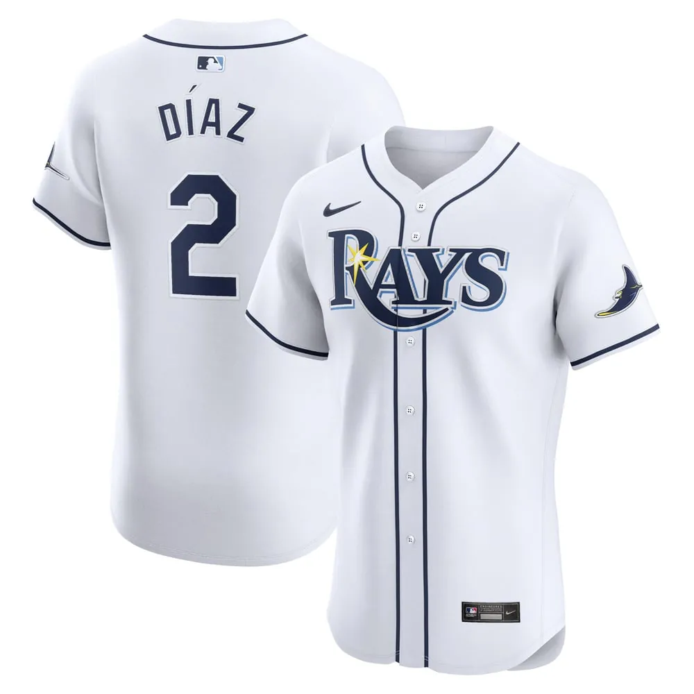 Yandy Diaz Tampa Bay Rays Nike Home Elite Player Jersey - White
